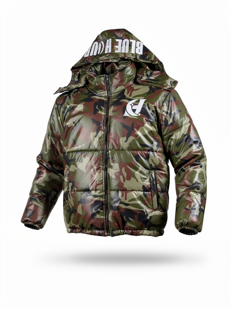 Men’s camo puffer