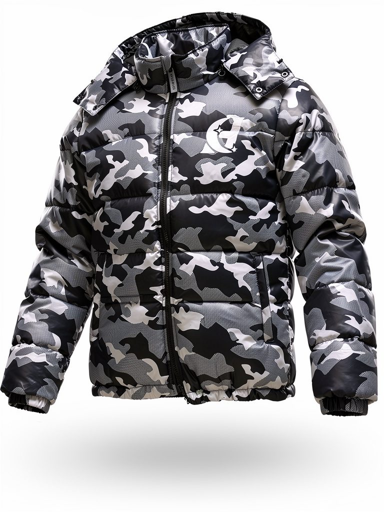 Men’s camo puffer