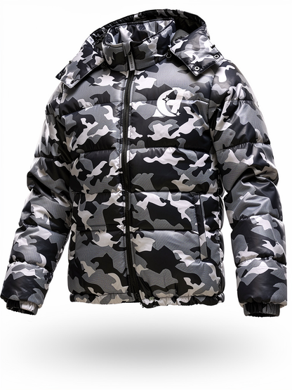 Men’s camo puffer