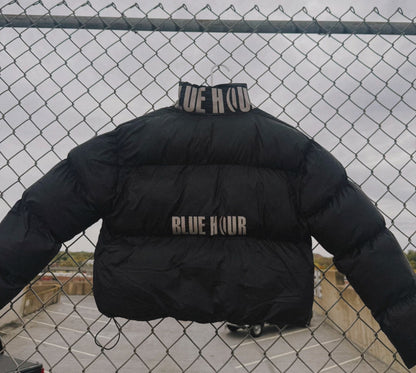 Women’s Cropped Puffer - Black