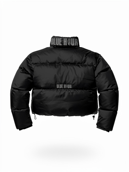 Women’s Cropped Puffer - Black