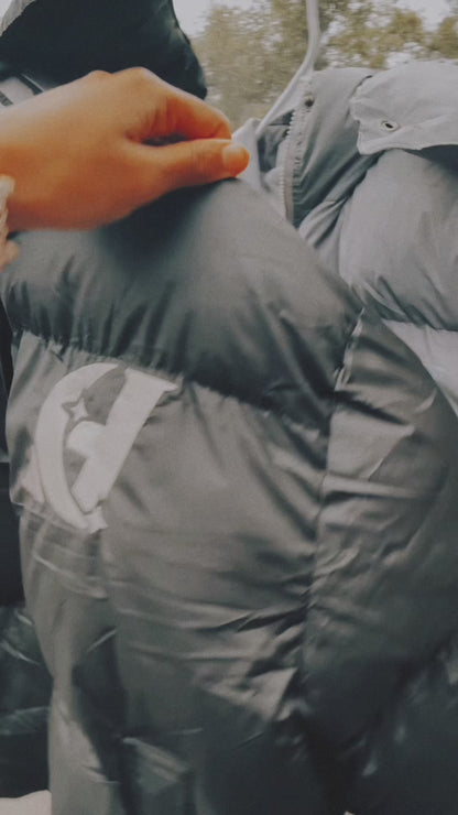 Cropped Women’s Puffer - White